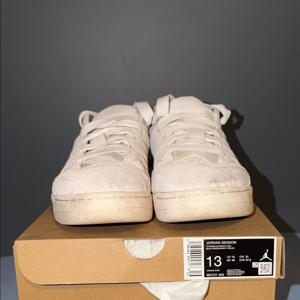 Jordan Session Cream Sneakers Size 13 - Picture 4 of 9
